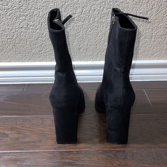 WORTHINGTON BLACK FAUX BOOTIE SIZE 9 - Picture 4 of 5